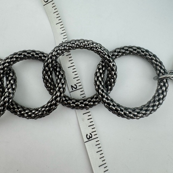 RARE Tiffany & Co. Mesh Toggle Bracelet by Paloma Picasso Sterling Silver - Picture 8 of 8